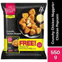 ITC Master Chef Crunchy Chicken Nuggets 550 g (Get 100 g Chicken Popcorn Free)